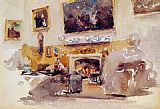 James Abbott McNeill Whistler Moreby Hall painting